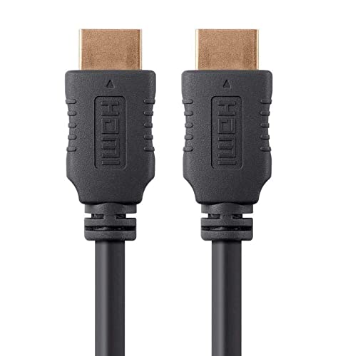 Cable HDMI 4K Monoprice de alta velocidad 18Gbps HDR YCbCr 444 negro de 3m para televisión