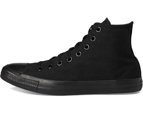 Converse Chuck Taylor All Star High Top Sneaker, Black (Monochrome), Size 102