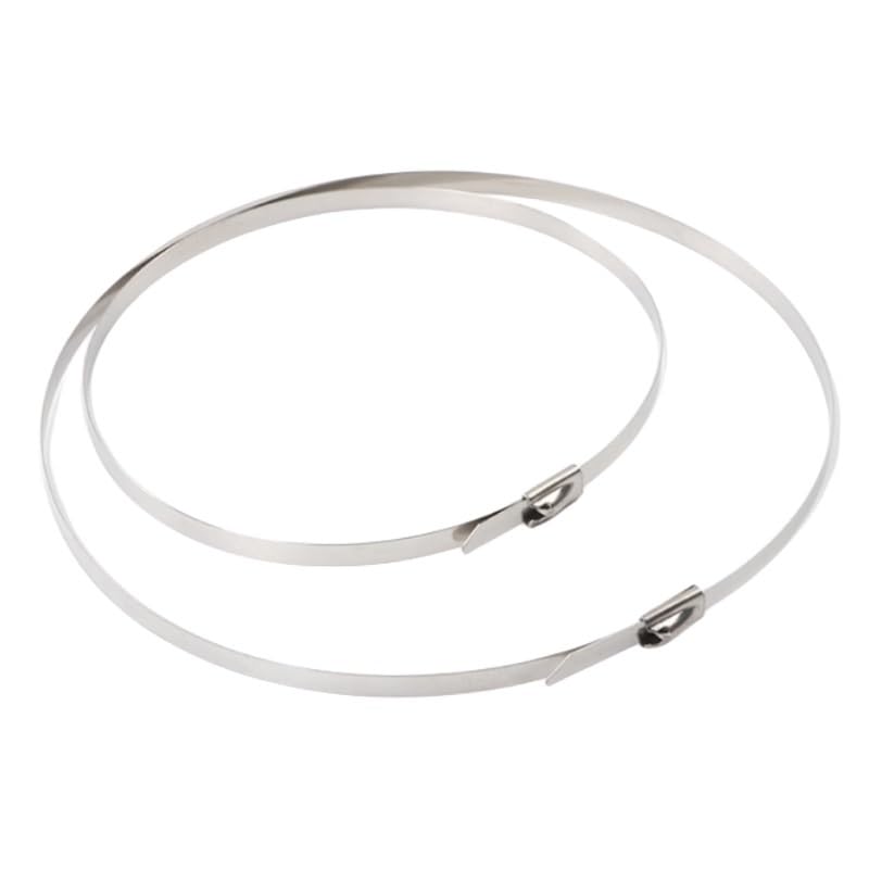 Opaski zaciskowe Opaski zaciskowe stalowe Opaski zaciskowe metalowe Stal nierdzewna Ca 10 20 50 100 200 szt. 10 mm 0,39 cala 304 Stal nierdzewna Opaska zaciskowa na kabel Metalowa opaska zaciskowa pow
