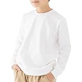 [chil2] 子供服 トレーナー 無地 キッズ 男の子 女の子 綿 100% ユニ ベビー服 コットン 長袖 スウェット 裏毛 14251681-90OW