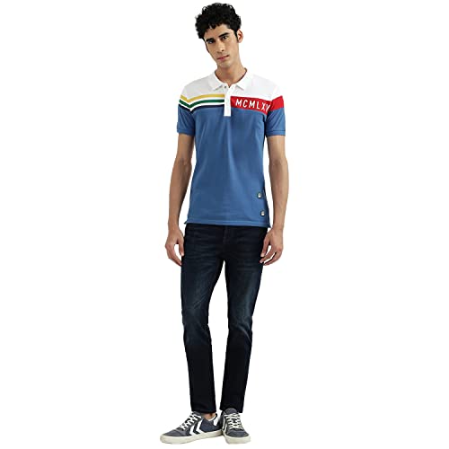 Image of UNITED COLORS OF BENETTON Men's Striped Regular Fit T-Shirt