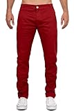Cipo & Baxx Herren Hose CD842 W Burgundy W32/L34