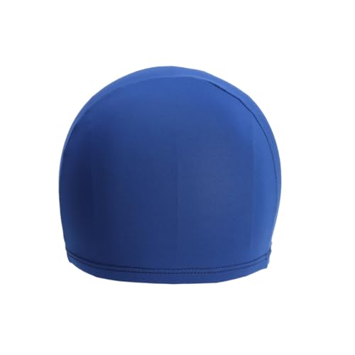 UKCOCO Gorro De Baño Adulto Tapa De Los Hombres Gorro De Baño Soul Cap Sombrero De Natación De Las Mujeres Agua Gorro De Baño Mujer Gorro De Baño para El Pelo Sombreros De Cubo Tela Blue