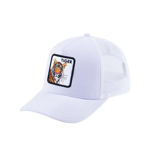 Unisex V2 Gorro Trucker Bordado Tigre Ajustable miniatura 1