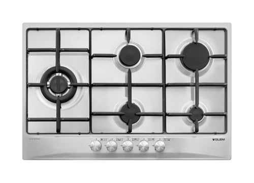 Piano cottura gas Glem Gas GT85TIX Inox