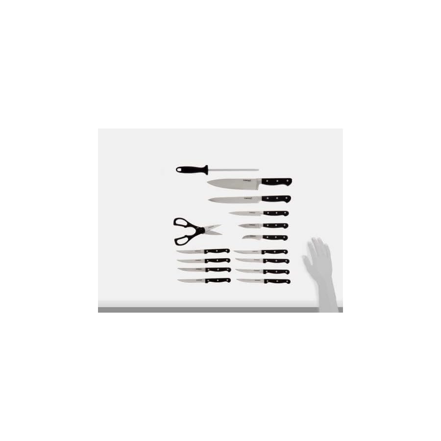 Cuisinart C77TR-16P Triple Rivet Collection 16-Piece Cutlery Block Set, Stainless Steel