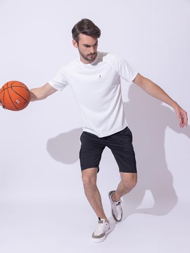 Image of Men's DRI FIT Sports Tshirt /SWEATPROOF /Anti Microbial /Extra Stretch /for Pickleball, Gym, Training, Badminton, Cricket, Tennis, Yoga, Golf (All Sports) All Colours & Sizes, Full & Half Sleeves
