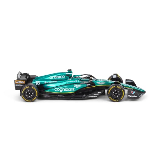Bburago Formula 1 F1 Asto Martin AMR 23 Lance Stroll with Helmet (2023), 1:43 Scale - Image 2