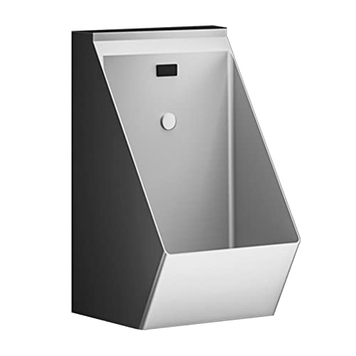 OTQEFTN Wall Mounted 304 Stainless Steel Urinal,Automatic Sensor Urinal Toilet,Efficient Flushing Urinal,Vertical Toilets, Commercial Small Drainage Toilets