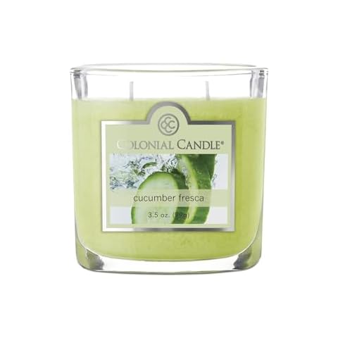 Colonial Candle Cucumber Fresca Jar Candle Cover