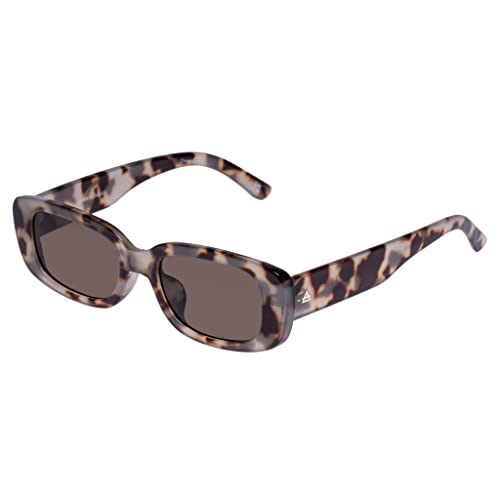 Image of AIRE Ceres Sunglasses - Cookie Tort, Rectangle, Unisex, Sleek and Slimline Style