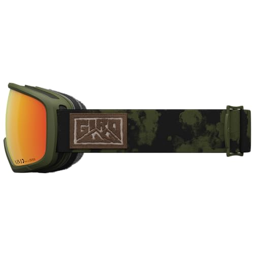 Giro Ringo Snow Goggles - Trail Green Clouddust - Vivid Ember Lens - One Size - Image 2