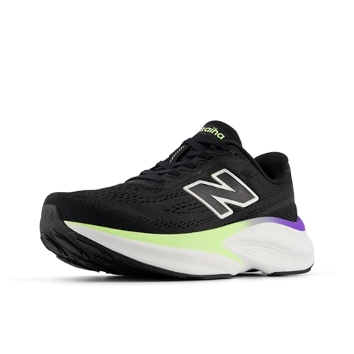 New Balance Women's Fresh Foam X Kaiha Road v2 Running Shoe, Black/Light Silver Metallic, 7 - image 1
