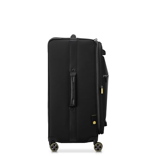 DELSEY Paris Wagram Softside Expandable Luggage with Spinner Wheels, Black, Checked 26 Inch Trunk4
