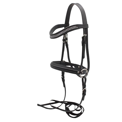 PFIFF Hobby Horsing 103111 Bitless Snaffle for Hobby Horse Play Horse Plush Horse Black PFIFF Hobby Horsing 103111 Bitless Snaffle for Hobby Horse Play Horse Plush Horse Black