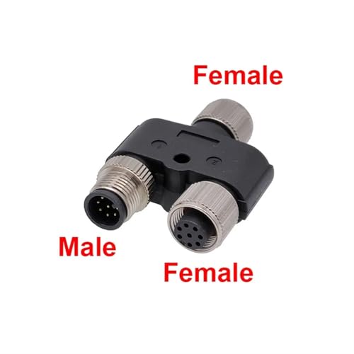 Conector M12 en Y de 4 pines para instalar sistemas de iluminación automatizada en talleres 7