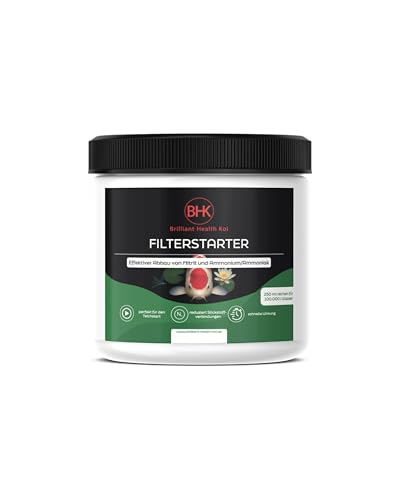 BHK – Filterstarter 250 ml – Starterbakterien für Teichfilter – Für klares Wasser & stabile Wasserwerte