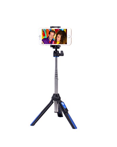 Benro BK10 Mini Selfie Stick Aluminum Tripod, Black (BK10)