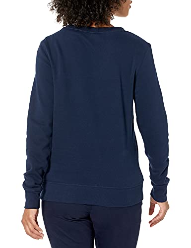 Amazon Essentials Sudadera de Forro Polar con Cuello Redondo (Disponible en Tallas Grandes) Mujer, Azul Marino, XL