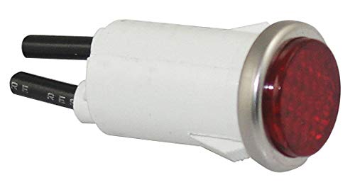 Flush Indicator Light, Red, 24V