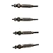 ZYLHDD 4 PCS/Set Alloy Dual Core Diesel Heater Glow Plugs MD301950 MD344469 MR577131 Fits for Mitsubishi Challenger K90 L200 L300 2.5 D TD