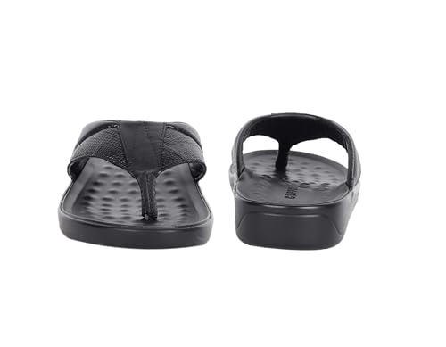 Image of COPPER Men's premium Genuine Leather Cushioned Insole Chappals | slip Resistant slippers Fashionable Lightweight Comfortable Daily And Formal Wear Every Day use AMERICAN - 4446
