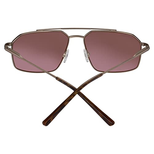 Image of Serengeti - Wayne Square Metal Sunglasses, Polarized, Men and Women, Made in Italy