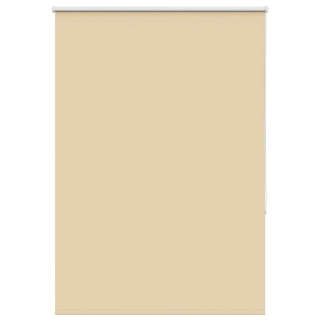 vidaXL Roller Blind Blackout Beige 110x130 cm Fabric Width 105.7 cm Polyester — image 1