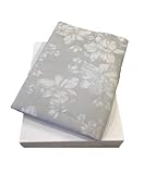  SERVICE TABLE SOMMA ANGELIQUE JAQUARD DE PUR COTON AVEC SERVIETTES COL. Gris 160X225 8 Tov.li