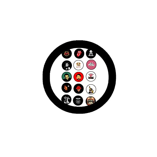 Huge Wholesale Lot of 48 Music and Band 1" Pins/Buttons/Badges