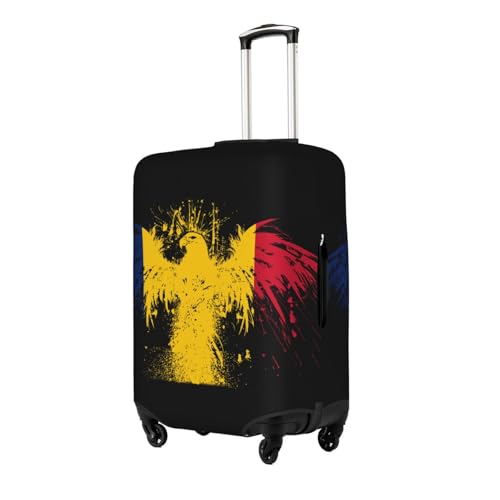Travel Luggage Cover Chad Chadian Flag Fashion Washable Baggage Suitcase Protector Fit For Luggage X-Large2