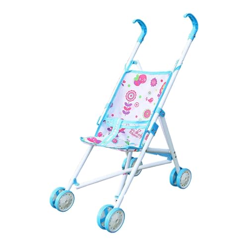 Poussette pour poupée jouet pliable pour de belles balades au parc