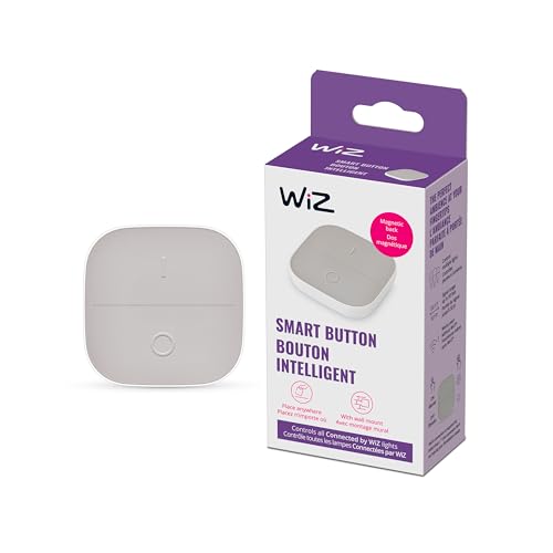 WiZ Connected Portable Smart Button 1-Pack - Comes with 2 AAA Alkaline Batteries - Wireless Light...