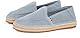 Tommy Hilfiger Herren Espadrilles Flex Loafer mit Logo, Grau (Overcast Grey), 44