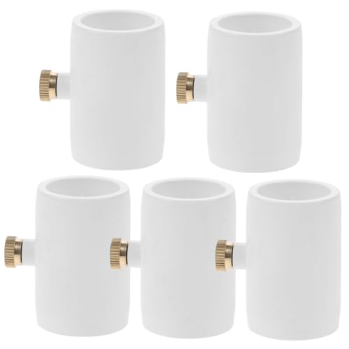FUNOMOCYA 5pcs PVC Sprayer Connector Misting Nozzles Garden Sprinkler Nozzles Cooling Systems for Outdoor Use