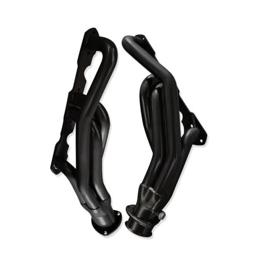 image for DEMOTOR PERFORMANCE Black Exhaust Headers Steel For Chevy SBC GMC 1500