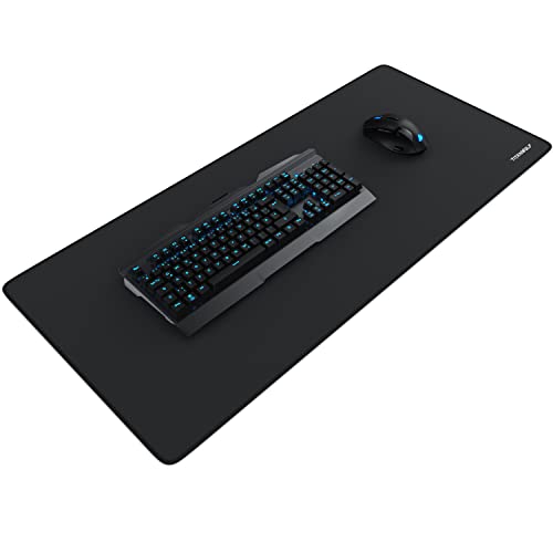 Image of TITANWOLF XXL Speed Gaming Mouse Pad - Mouse Mat 900 x 400 x 3 mm - XXL mousepad - table mat large size - improved precision and speed - rubber base for stable grip on smooth surfaces - non-slip