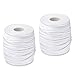 MECCANIXITY Braided Candle Wick Cotton 50 PLY 200 Ft Long 3mm Flat Wide for DIY, Pack of 2