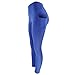Produktbild HET Mode Frauen hohe Taille einfarbig Mesh Gaze Tasche Stretch Fitness Lauf Yoga Hose Yoga Hose
