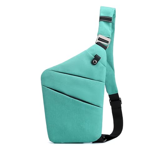Image of Anti Theft Crossbody Bags for Women, Shoulder Bag Anti-theft Design for Travel, Sport (Light Blue - Right Shoulder)
