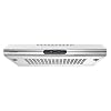 Comfee CHU3.6C 60cm onderbouwkap afzuigkap onderbouw met roestvrij staal, afneembare aluminium filter, 200 m³/h luchtstroom, 2 standen, 1 LED-licht