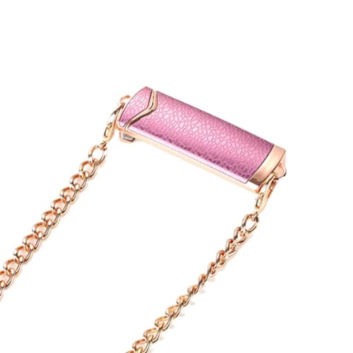 Clip trasero rosa para teléfono móvil ajustable y cadena de viaje universal