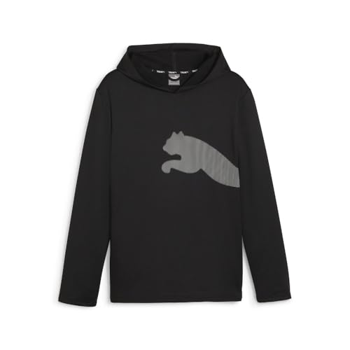 PUMA Mens Train All Day Cat Hoodie Casual Outerwear Casual - Black - Size L