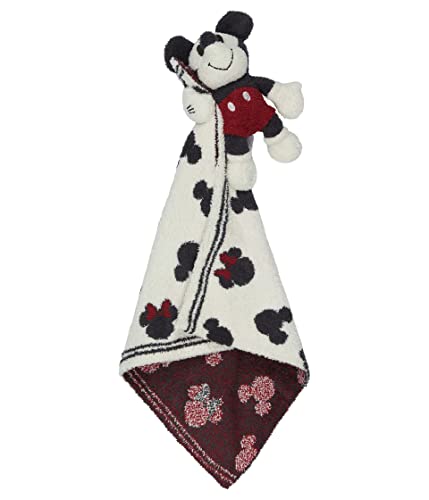 Image of Barefoot Dreams CozyChic Disney Classic Mickey Mouse Blanket Buddie, Cream Multi, One Size