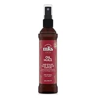 MKS Eco Oil, Original - 2 fl oz - Haarstyling-Elixier - Marokkanisches Arganöl, Hanfsamenöl - Befeuchtet und pflegt das Haar, kontrolliert Kräuselungen, erhöht die Glätte - Vegan & tierversuchsfrei
