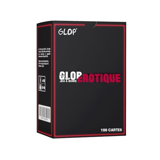 Glop Érotique - Jeu à Boire - Jeu d'alcool soirée - 100 Cartes
