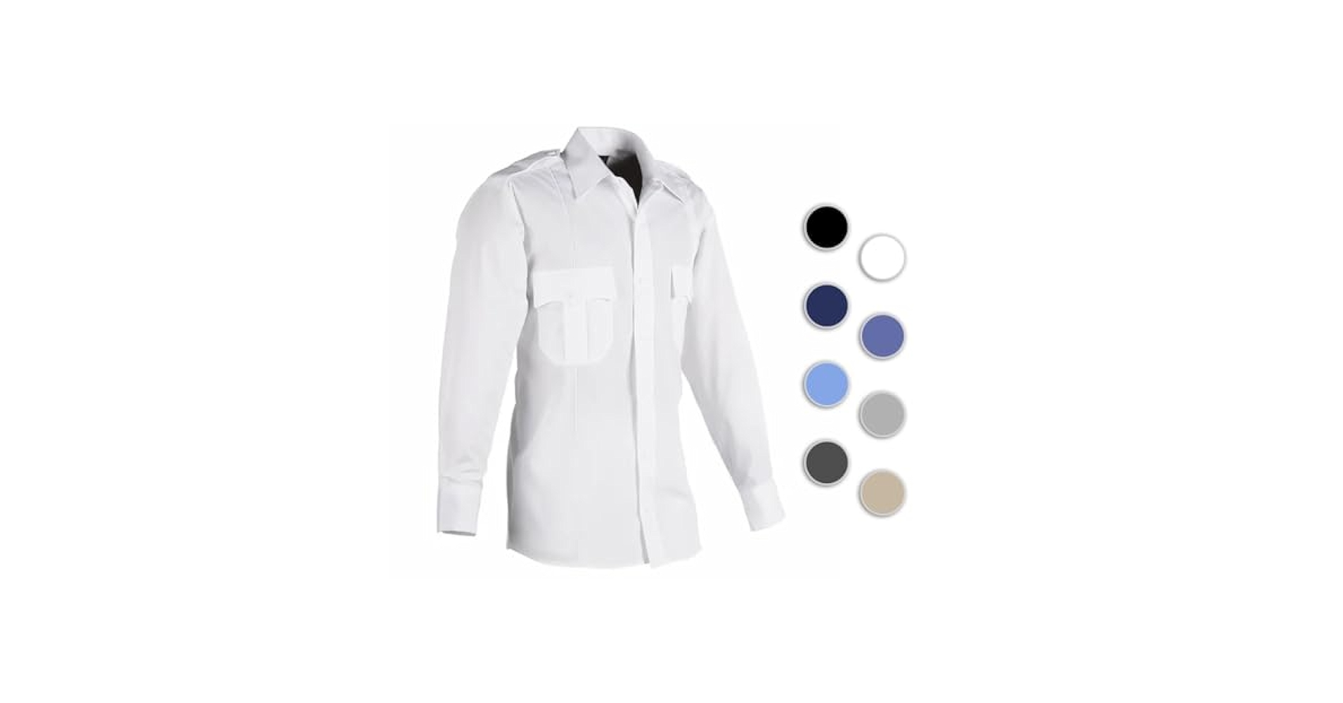 Amazon.com: First Class 100% Polyester Long Sleeve Men's