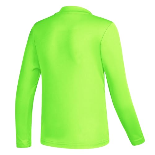 Image of LETAOTAO UPF 50+ Boys Neon Rash Guard Long Sleeve Swim Shirt