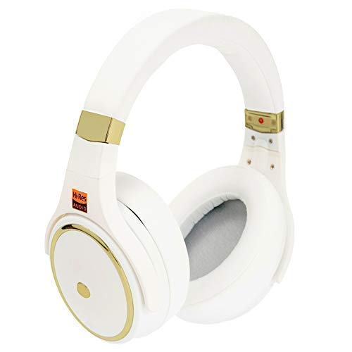 VOZAV700D- White Color, Portable Electrostatic Dual-Drivers Headphones Designed as a Pro Home Stereo System