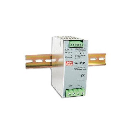 Meanwell DR-UPS40 DIN Rail UPS Module - 24V 40A Max.